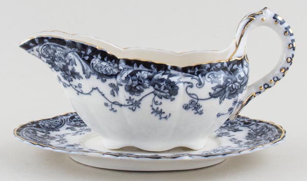 Sauce Boat and Stand c1887